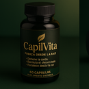 CapilVita – Suplemento Anticaída Capilar Natural | Fortalece y Estimula el Crecimiento del Cabello (30 cápsulas)